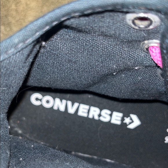 Chuck Taylor Converse High-Top Sneakers - Pink and Black - Picture 2 of 16